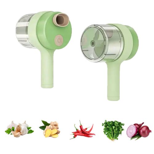 Smart Gadget Electric Slicer, Kitchen Chopper, Handheld Food Processor, Portable 4-in-1