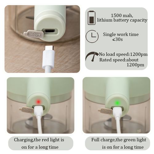 Smart Gadget Electric Slicer, Kitchen Chopper, Handheld Food Processor, Portable 4-in-1