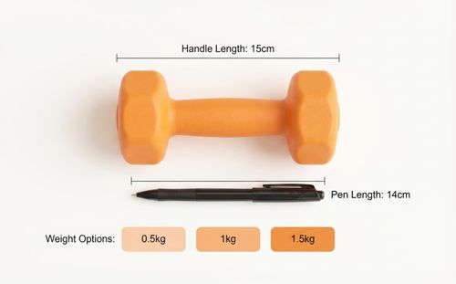 Rubber-Coated Dumbbells