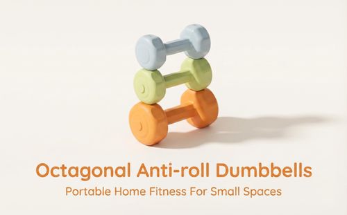 Set of Rubber-Coated Dumbbells (2-Piece Set)