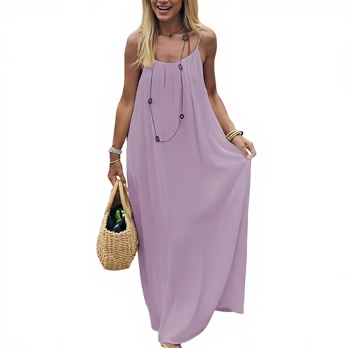 Sleeveless Homewear Long Dress