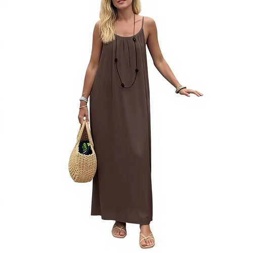 Sleeveless Homewear Long Dress