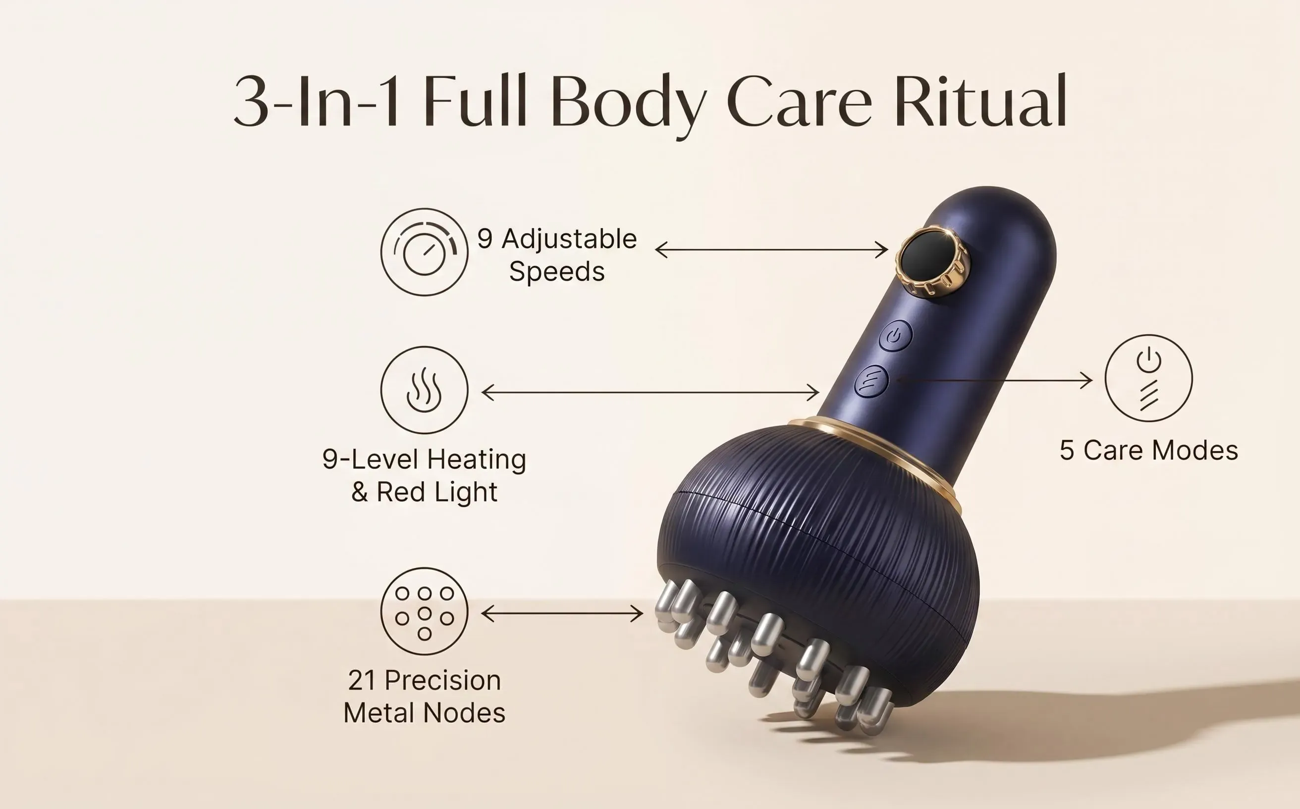 Electric Meridian Massage Brush