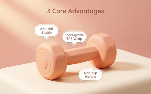 Rubber-Coated Dumbbells