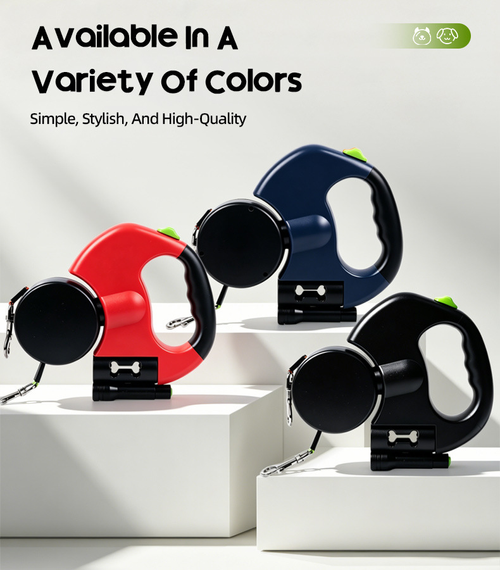 Automatic Retractable Leash for Two Pets