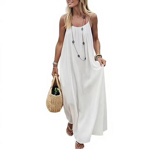 Sleeveless Homewear Long Dress
