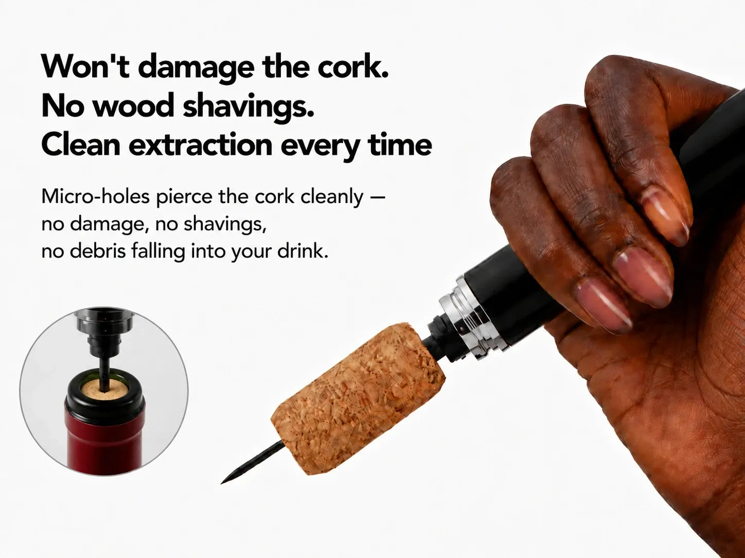 3-Piece Pneumatic Pen-Style Wine Opener Set