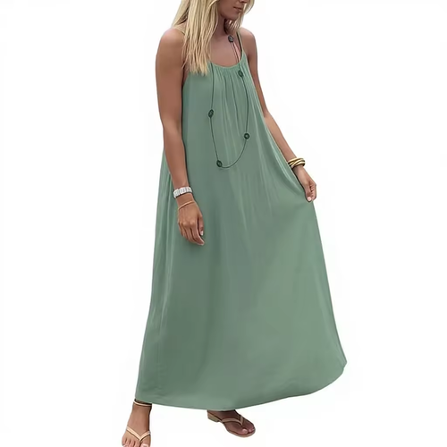 Sleeveless Homewear Long Dress