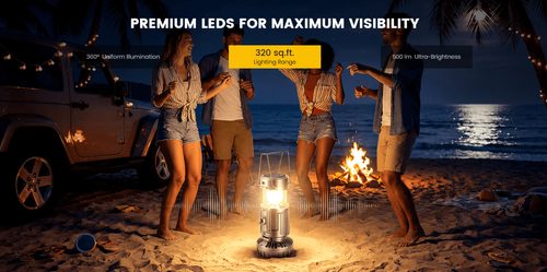 Solar-powered fan lamp