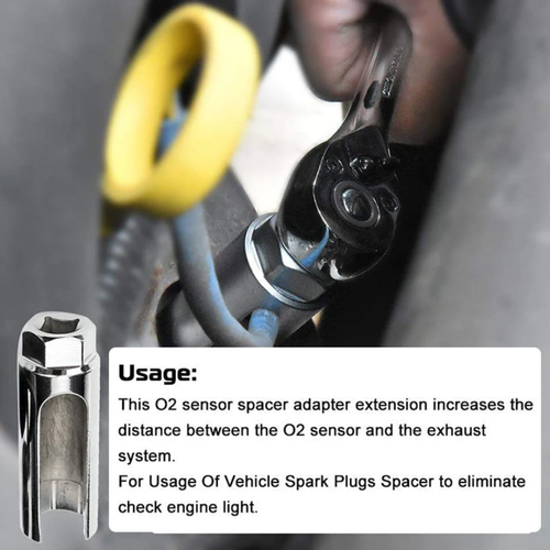 Automotive O2 Sensor Offset Socket & Thread Chaser 5 PCS Set🚗🔧