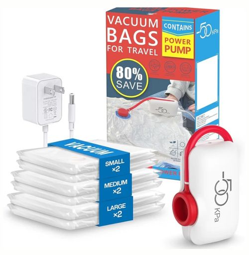 🔥 9-Piece USB Electric Vacuum Packing Kit – Save Space, Travel Light!