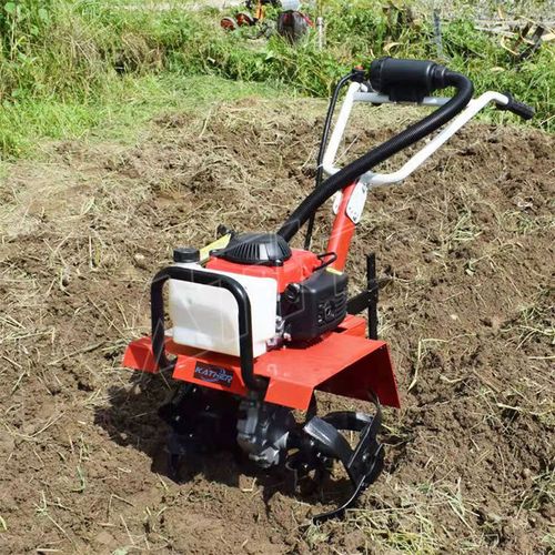 Agricultural small household rotary tiller hand tractor mini power tiller cultivator weeder suitable for orchard