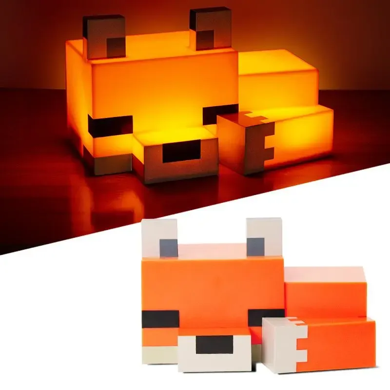 Cute Fox Design Decorative Night Light, Soft Orange Glow, Gaming Room Decor for Boys and Girls, Novelty Lighting for Playroom and Bedroom, Best Friend Gift Ideas