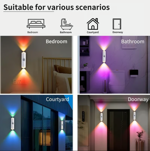 ⏳Rechargeable Smart LED Motion Sensor Ambient Light（4pc）