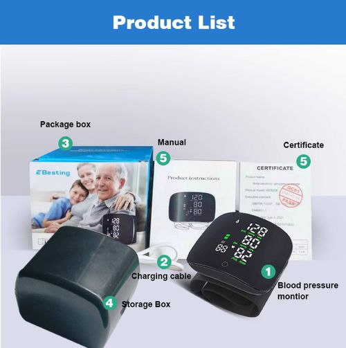 ✨Portable and Accurate Wrist Blood Pressure Monitor✨