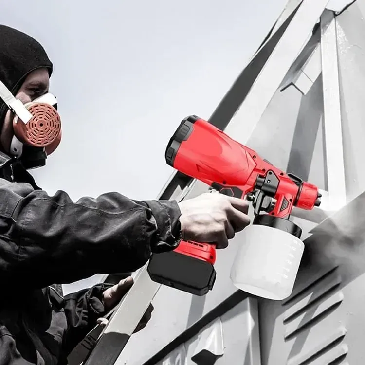 High Pressure Cordless Paint Sprayer with 2 Batteries