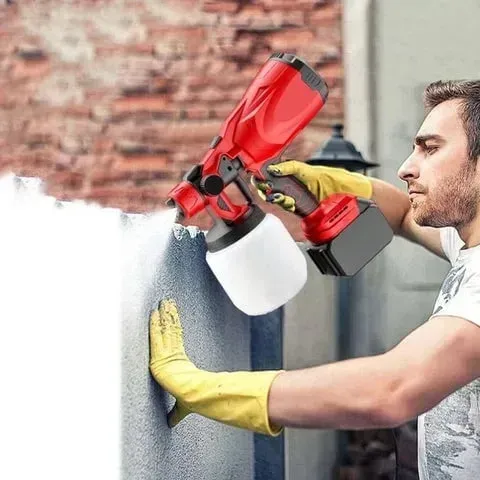 High Pressure Cordless Paint Sprayer with 2 Batteries