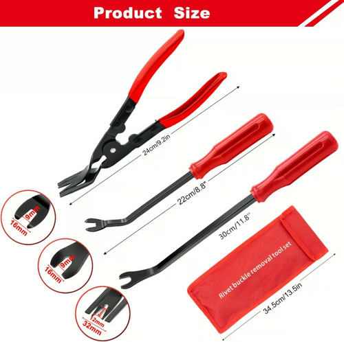 🚗 2025 New Panel Clip Removal Pliers 3-Piece Set
