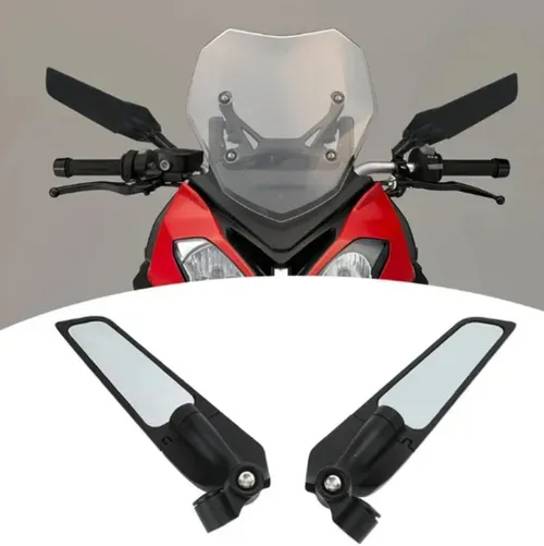 1 Pair Rotatable Adjustable Motorcycle Rearview Mirrors