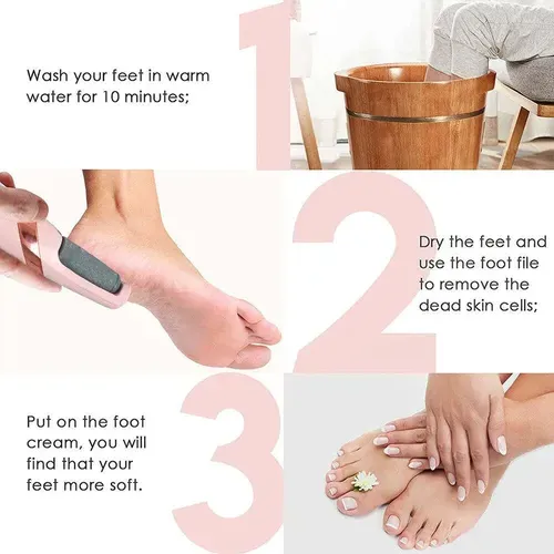 Rechargeable Pedicure Machine pink Electric Foot Callus Remover