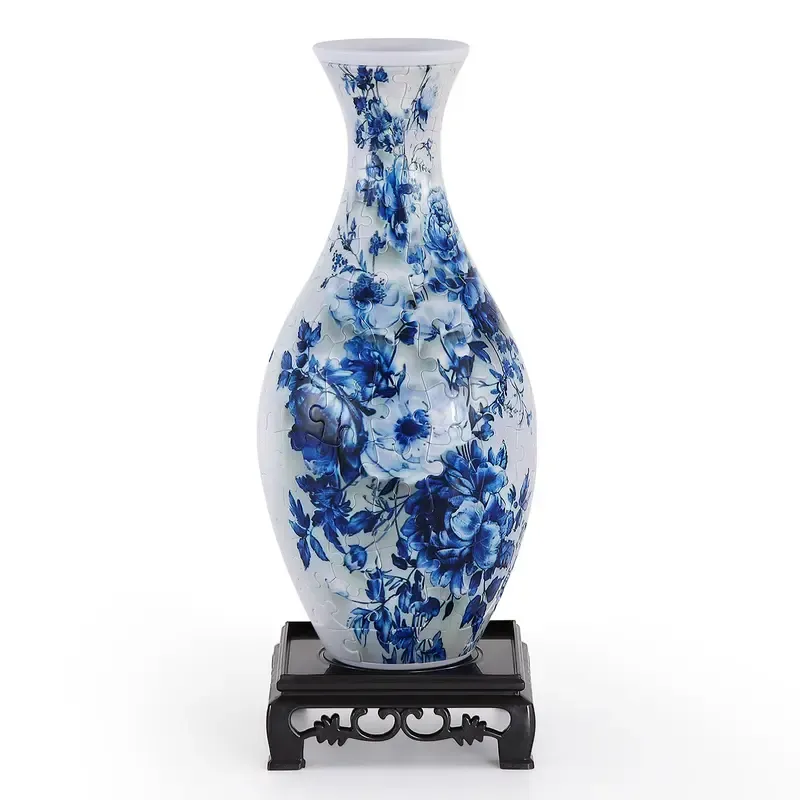 wowsome 3D Puzzle Vase for Adults, Jigsaw Puzzle Vase for Flower, Art Puzzles Gift for Women House Flowers Arrangements and Home Decoration, Mother s Day Gift