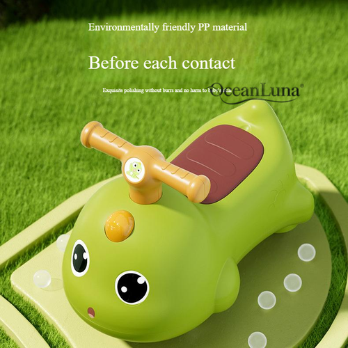 Children's outdoor ride-on slide toy car