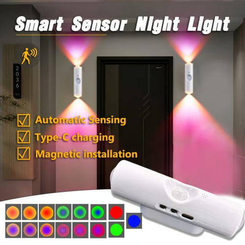 ⏳Rechargeable Smart LED Motion Sensor Ambient Light（4pc）