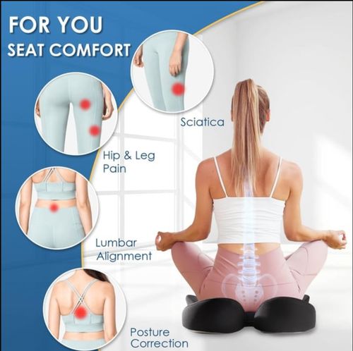 🎁 Ergonomic Memory Foam Seat Cushion