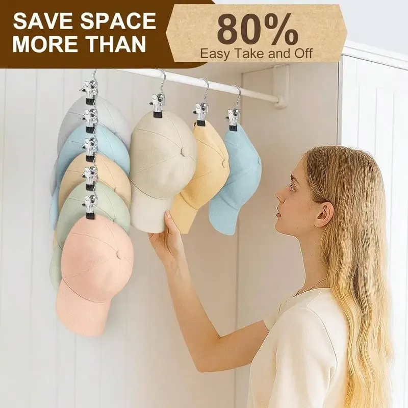 Ultimate Lightweight 16 Counts Anti-Rust Hanging Clips Clothespins, Travel Leggings Skirt Hanger Organizer for Home & More, Spacesaving Magic Hat & Pants Trousers Storage Rack Multipurpose Organized Hooks Clotheshanger