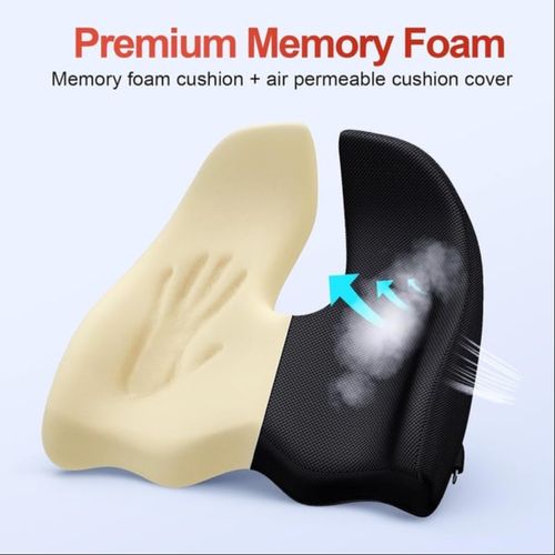 🎁 Ergonomic Memory Foam Seat Cushion