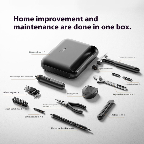 Xiaomi Mijia Screwdriver MJGJX001QW Home Portable Multifunctional Toolbox LED