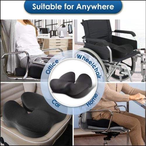 🎁 Ergonomic Memory Foam Seat Cushion