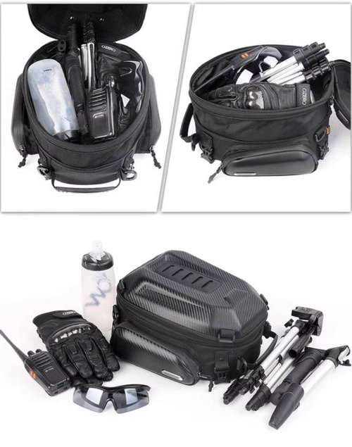 Anti-theft large capacityMotorcycle hard shell rear tail bag