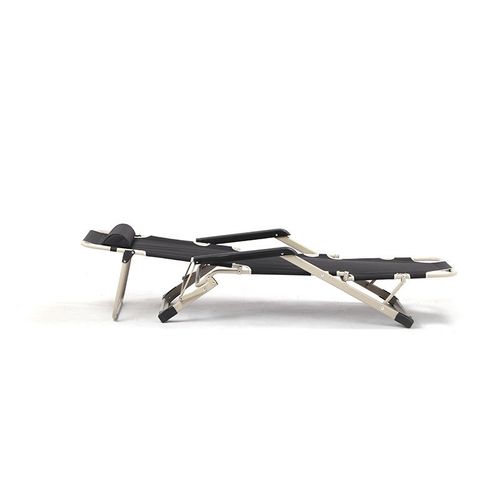 Upgraded Portable Foldable Lightweight Metal Beach Lounger Chaise Sun Lounger Bed and Chair
