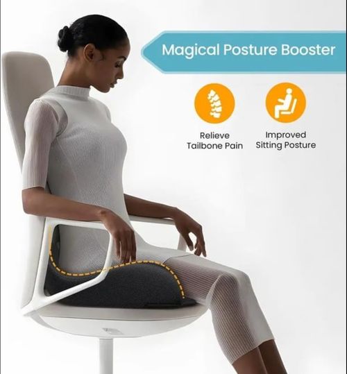 🎁 Ergonomic Memory Foam Seat Cushion