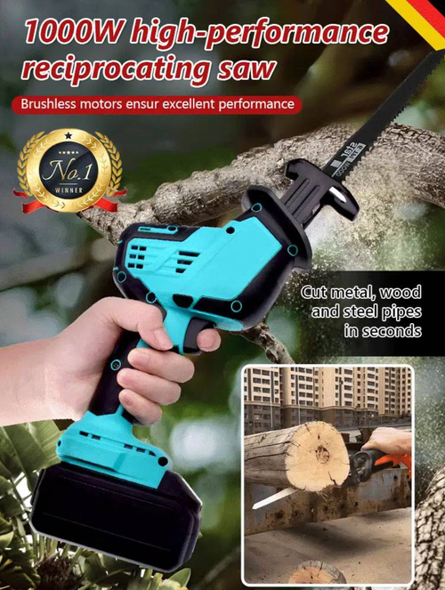Lithium Battery Reciprocating Saw Saber SawBrushless saber saw with one battery and one charger (2.0Ah)