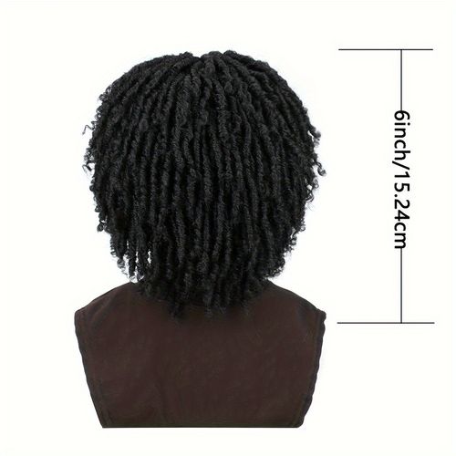 Dreadlocks synthetic wigs hair wigs men's full head wig