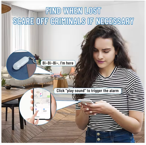 Rechargeable key finder, GPS tag finder, security alarm device, travel luggage wallet tracker, SOS alarm.