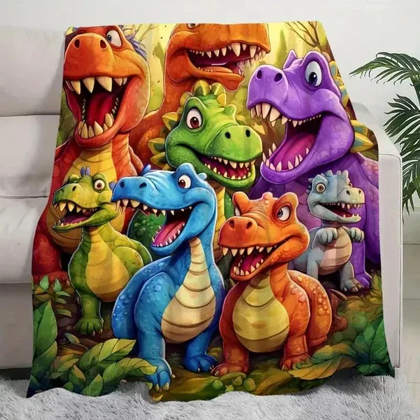 ❤️ DinosaurBlanket: Soft And Cozy Kids Throw Dinosaur Blanket❤️