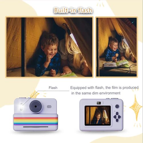 Kids Instant Print Digital Camera – HD Video & Fun Selfie Toy