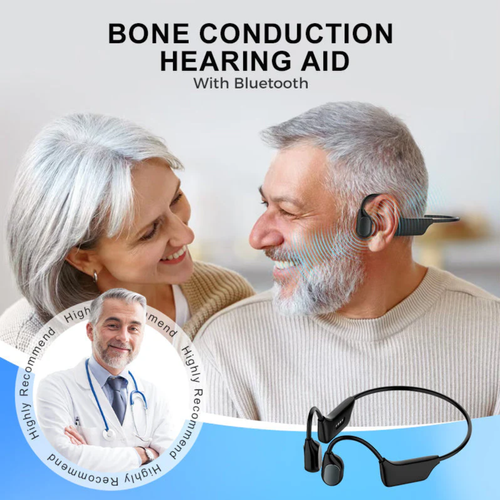 🔥Bone Conduction Smart Hearing Aid Bluetooth Earphones