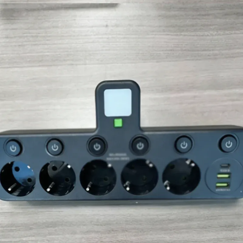 🔥 Multi-socket smart power strip with USB ports ⚡📱 With European plug 🔌