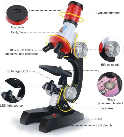 Kids Science Microscope Kit 🔬