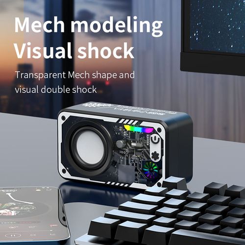 Retro Speaker Alarm Clock Wireless Charger Speaker Micro Speaker V8