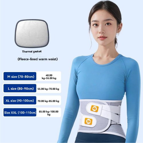 Lumbar support belt for lumbar disc protection, waist strain, steel plate support, exercise and fitness, lumbar protrusion, waist circumference