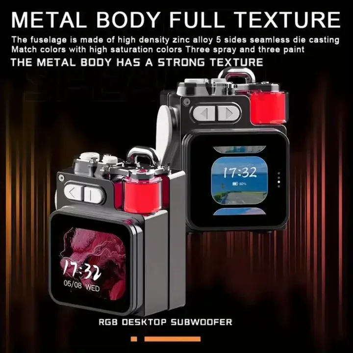 Portable Small Multi-function Touch Screen Speaker