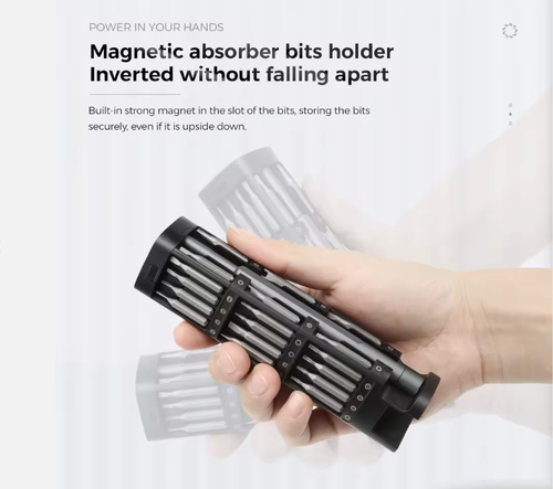 🪛46-in-1 Precision Steel Screwdriver Set with Mini Magnetic Drill Bit Repair Tool Set for Mobile Phones, Cameras, Watches, and Laptops