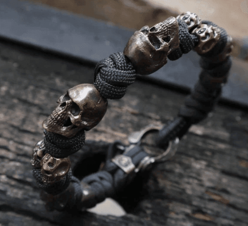 💀The Skull Army Paracord Bracelet📿