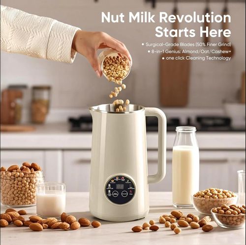 27oz Nut Milk Maker Machine with 12 Steel Blades