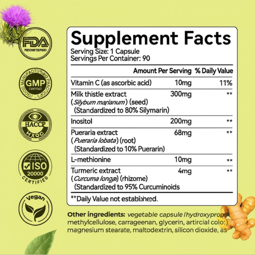 Cleanse Your Liver. Elevate Your Health — with NaturePrimeLabs™ Milk Thistle.